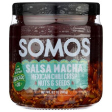 Somos, Salsa Macha, Mexicaanse Chili Crisp, Noten & Zaden, Medium, 6.5 oz (185 g)