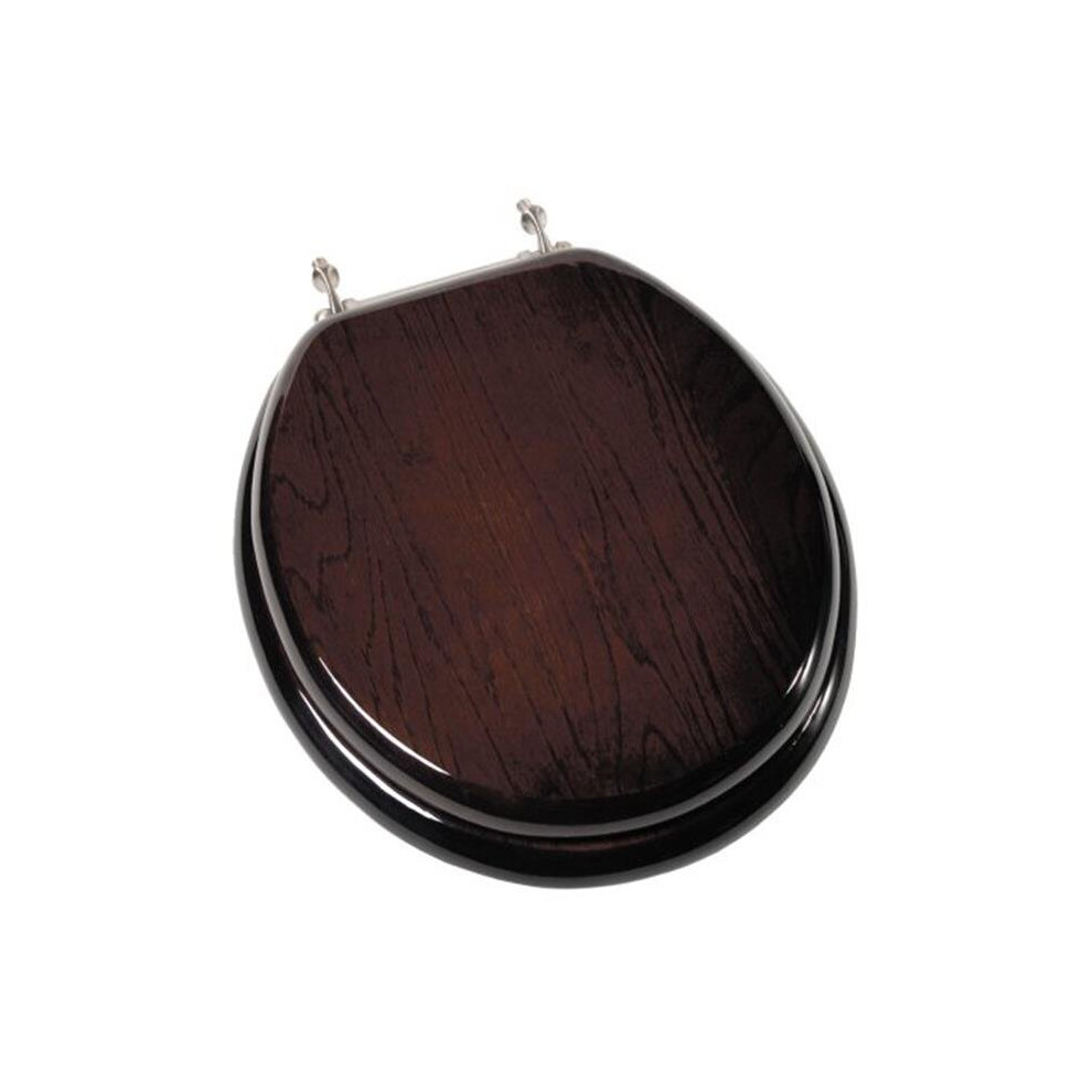Jones Stephens Plumbing Dark Brown Elongated Comfort Seats Toilet Seat C2b1e-1 817103002141