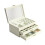 Living And Home PU Leather 3-Tier Jewellery Box Organizer with Drawers 3