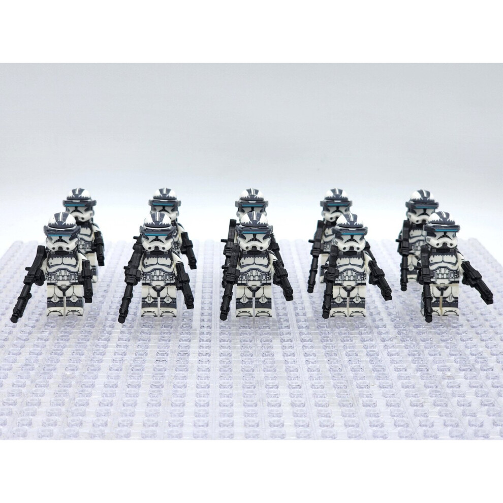 (104th Wolfpack Clone Trooper) 23pcs Star Wars 501st Captain Rex Jesse Echo Clone Troopers Army Set Minifigures Set