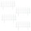 Living And Home Set of 4 Plastic Picket Garden Fence Path Border 5