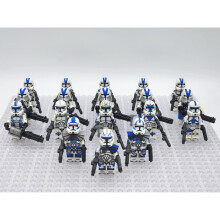 (501st Legion ) Star Wars 501st Captain Rex Jesse Echo Clone Troopers Army Set Minifigures Set