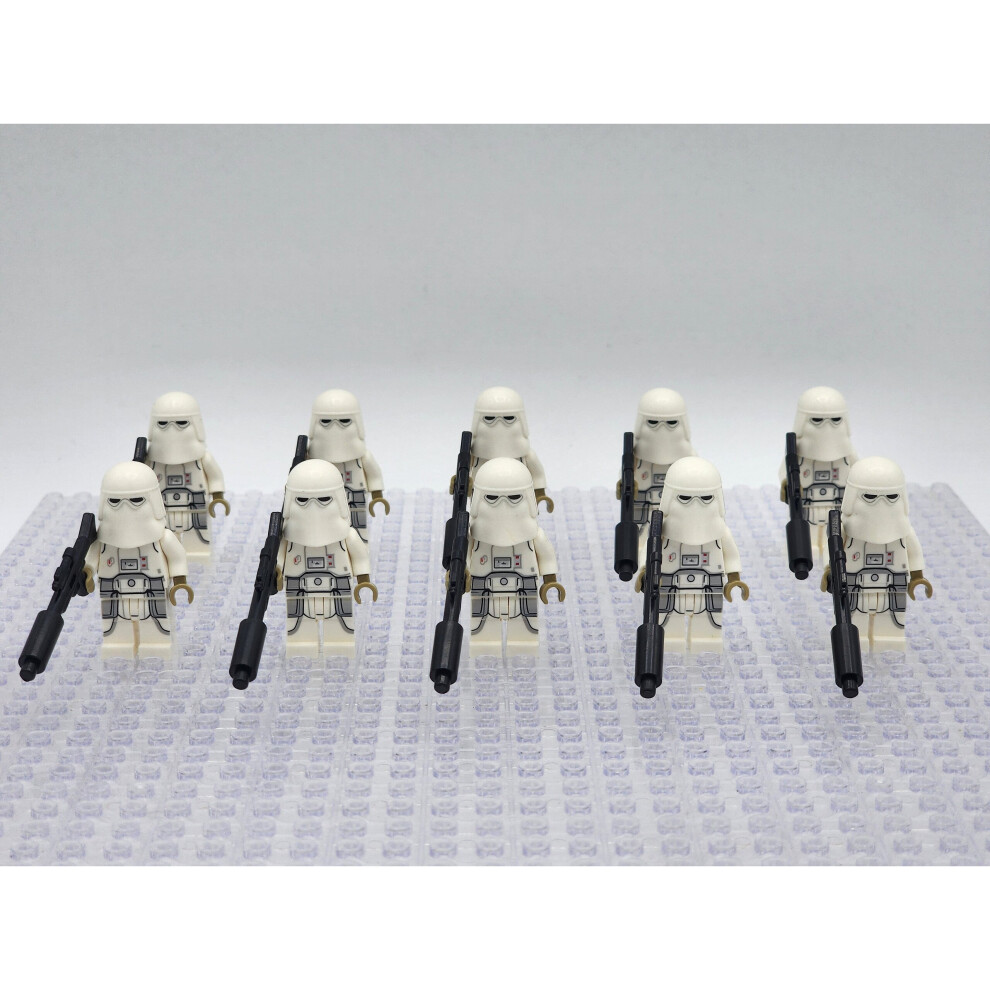 (Imperial Snow Troopers) Star Wars 501st Captain Rex Jesse Echo Clone Troopers Army Set Minifigures Set