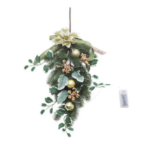 Living And Home Christmas Swag LED Lights Holiday Decor 2