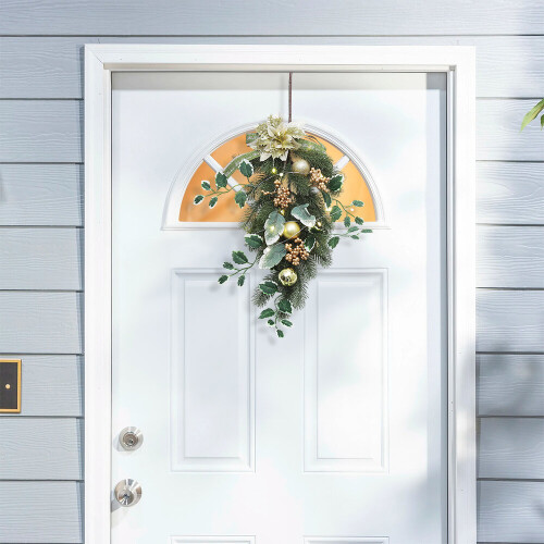 Living And Home Christmas Swag LED Lights Holiday Decor