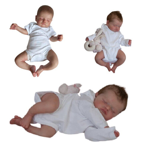 Simulation Reborn 48cm Doll Baby Bath Companion Real Life Toys Lifelike Gift Kid
