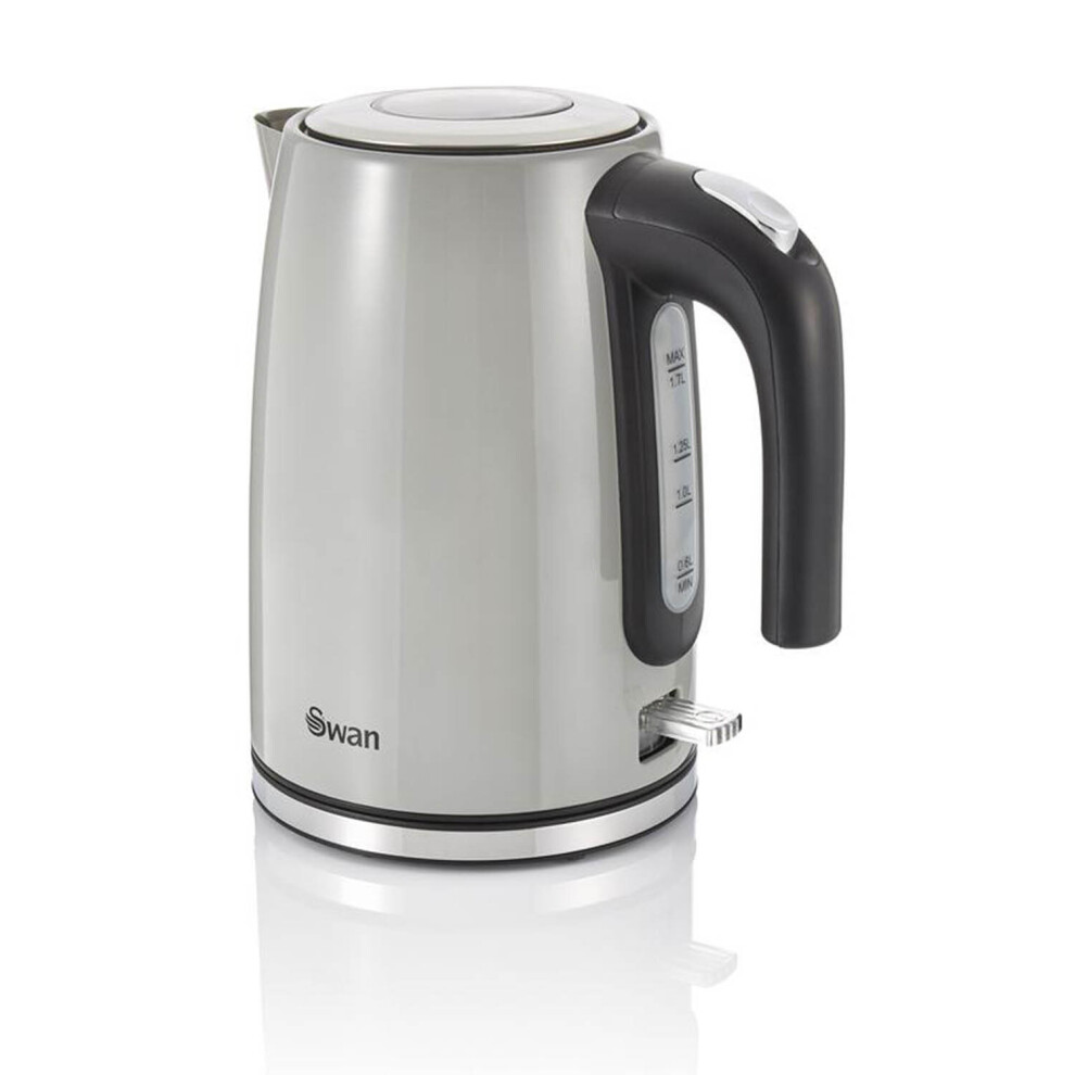 Electric Kettle Cordless Jug 1.7L Overheat Protection Grey Cord Storage 2200W-image-OPC-PCCNVZK-NEW