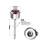 12 Pairs Steel Sterile Birthstone Ear Stud Earring 2