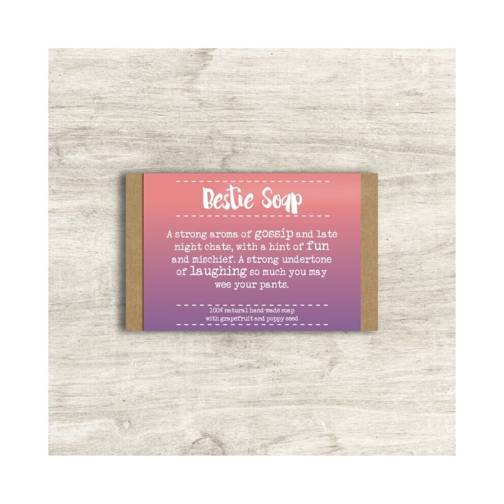 Dandelion Stationery Bestie Soap Bar In Gift Box Novelty Gift Idea By