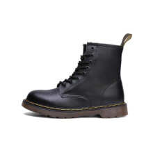 (39, Black) Fashion Women's Motorcycle Boots Leather Retro Ankle Boots Shoes