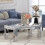 Exquisite Crystal Top Mirrored Coffee Table: Elevate Your Décor 2