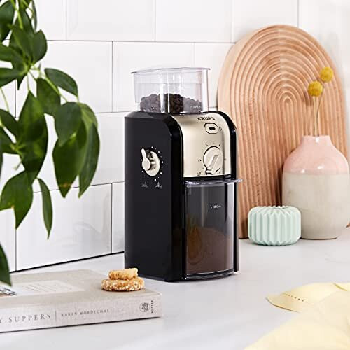 Krups Krups GVX231 Expert Burr Grinder, Black/Silver 2