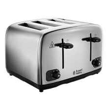 Russell Hobbs 24090 Adventure Four Slice, Brushed Polished Stainless Steel Toaster