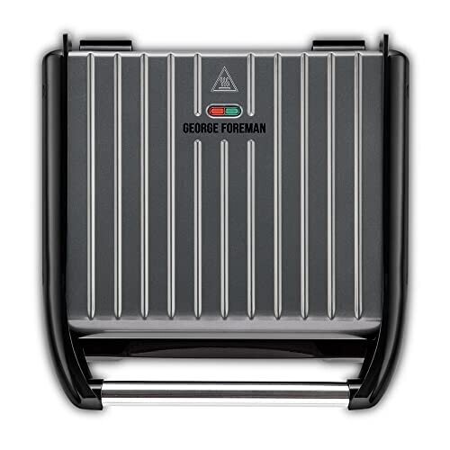 George Foreman George Foreman Large Grey Steel Grill 25051 1