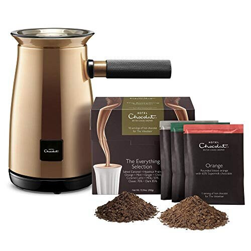 Hotel Chocolat Hotel Chocolat Velvetiser Hot Chocolate Machine Complete Starter Kit, Copper 1