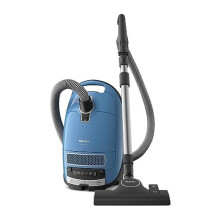 Miele 12029900 Classic C1 Junior Bagged Cylinder Vacuum Cleaner with High Suction Power, Universal Floorhead, Lightweight Design, Tech Blue - Refurbished