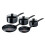Tefal Tefal Induction Non-Stick Cookware Set, 5 Pcs - Black (G155S544) 2