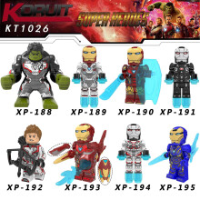 8PCS Marvel HULK IRON MAN Minifigures Toys Fit Lego