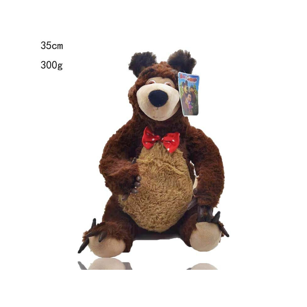 (35cm Bear) Masha & The Bear 35CM Soft Toys BEAR Plush Toys