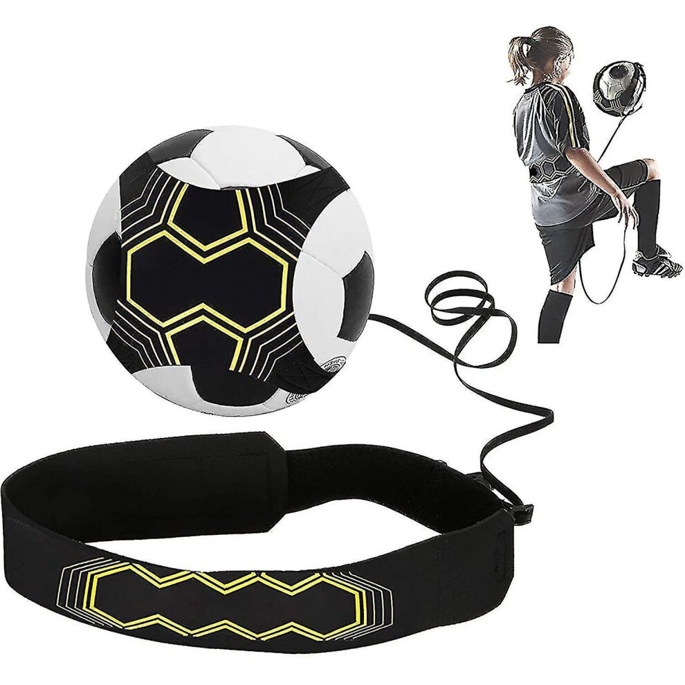 Soccer Ball Bungee Trainer for Kids & Adults - Adjustable Kick Trainer for Solo Shooting, Passing, and Ball Control