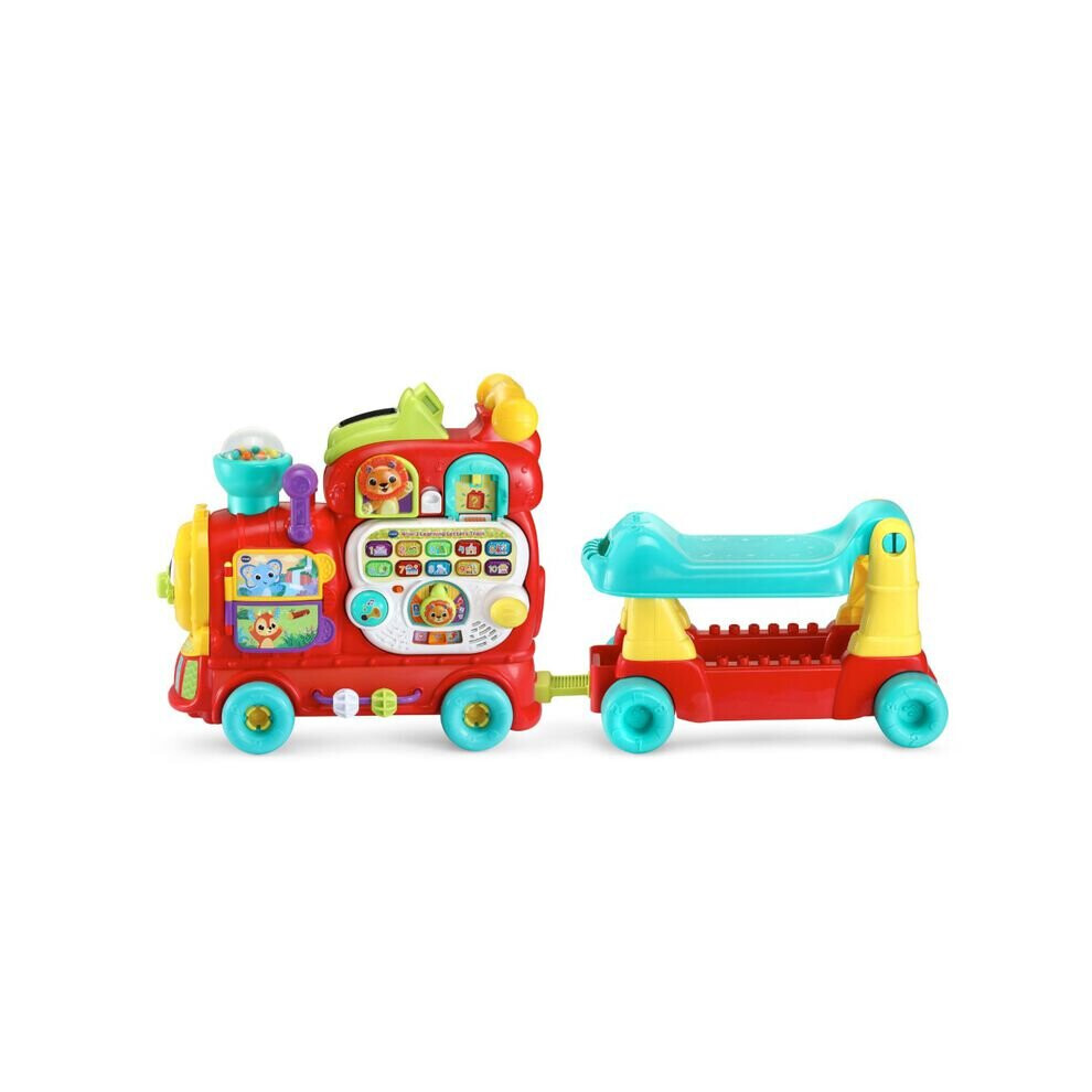 (Red) VTech Baby 4-in-1 Alphabet Train, Baby Walker