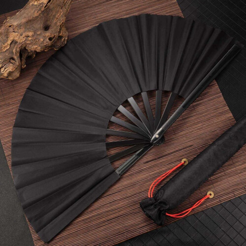 4Pack Folding Hand Fan for Performance, Dance, Decorations 2