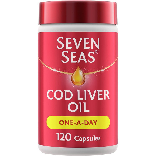 Seven Seas Seven Seas Cod Liver Oil Tablets Omega3  4 Months Supply 120 Capsule