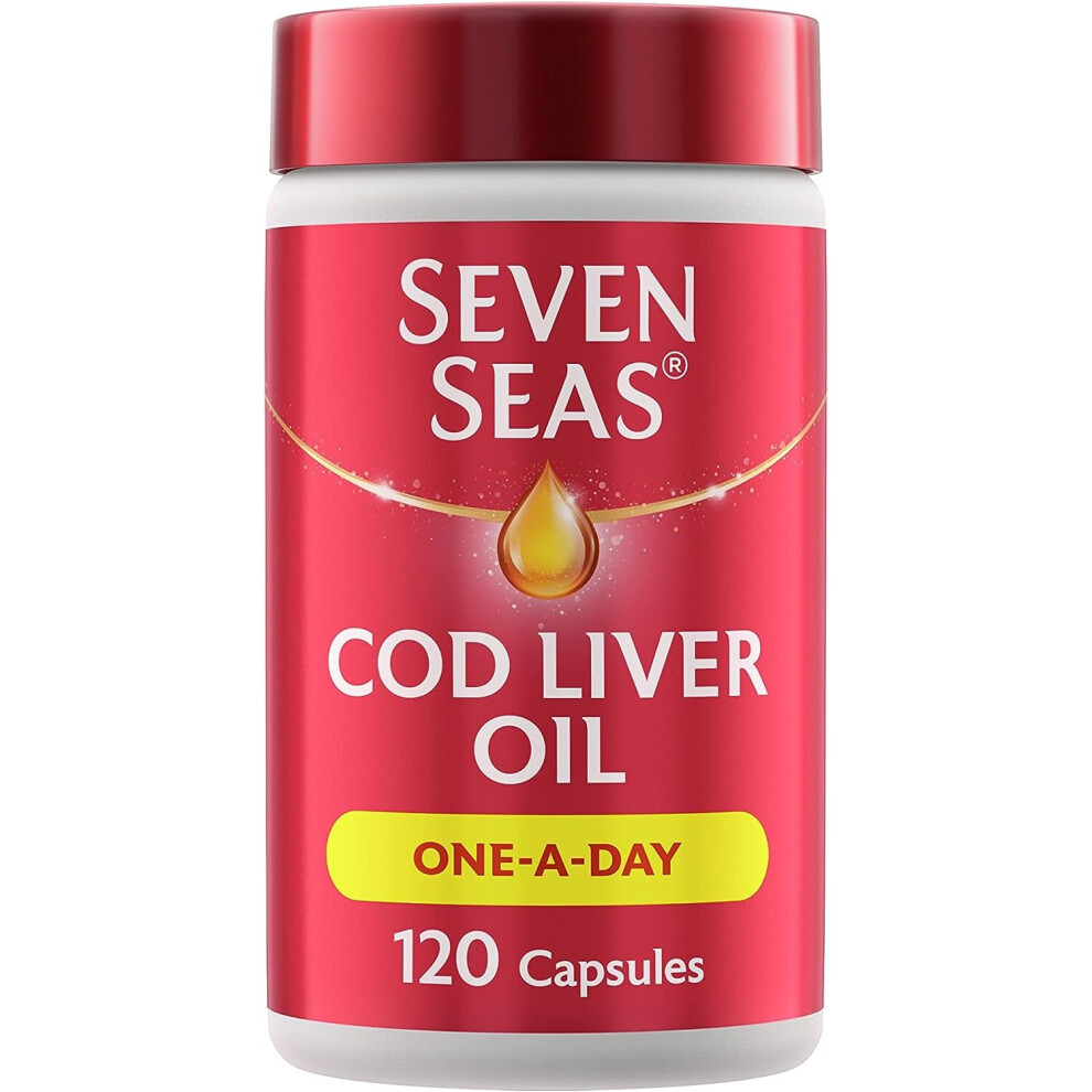 Seven Seas Cod Liver Oil Tablets Omega3  4 Months Supply 120 Capsule