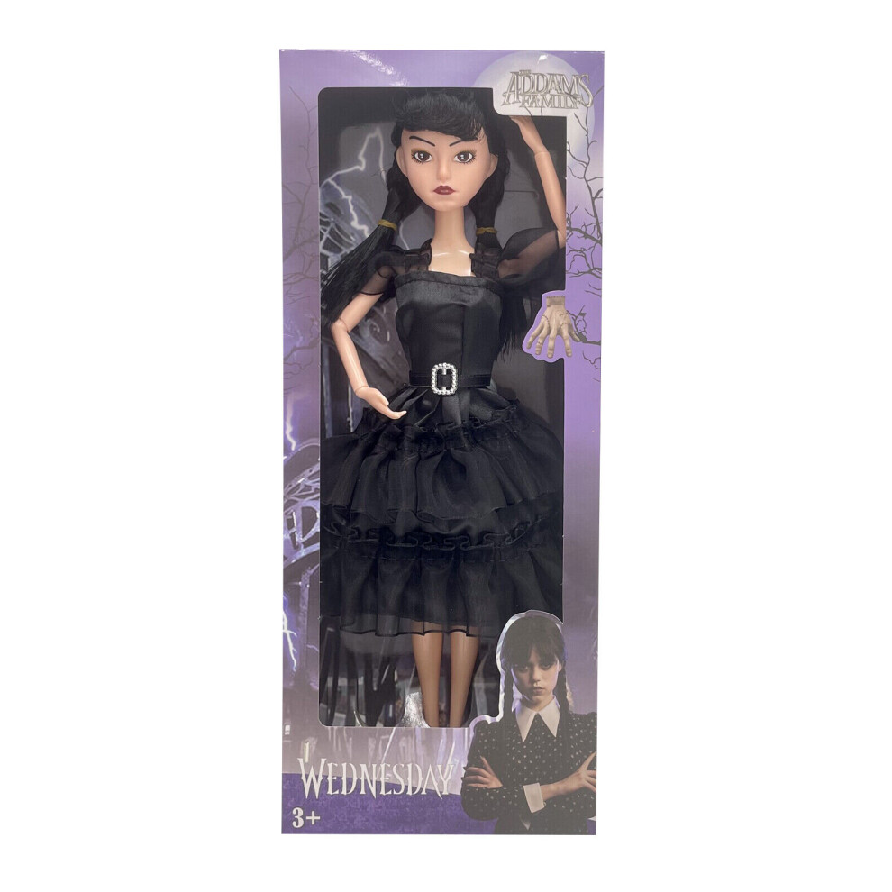 (A) Wednesday Addams Family Thing 11 inch Doll Wednesday Birthday Toy Gifts