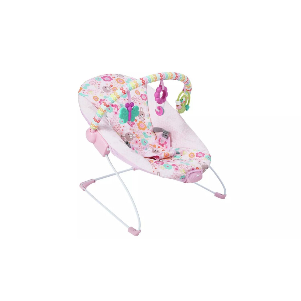 Chad Valley Princess Deluxe Baby Bouncer Easy Assembly No Tools-Pink