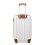 (Cream) 3Pcs 19+24+28 Inch ABS Hard Shell Suitcase Set With Spinner 4 Wheels 5