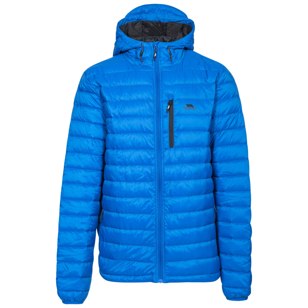 (L, Blue) Trespass Mens Down Jacket Packaway Digby