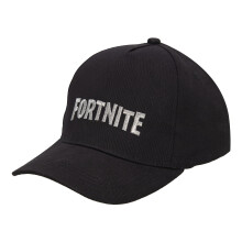 FORTNITE Baseballpet voor jongens Kwaliteitsvolle jongenspet en pet met platte rand Baseballpet met strak design Zwart Zilver
