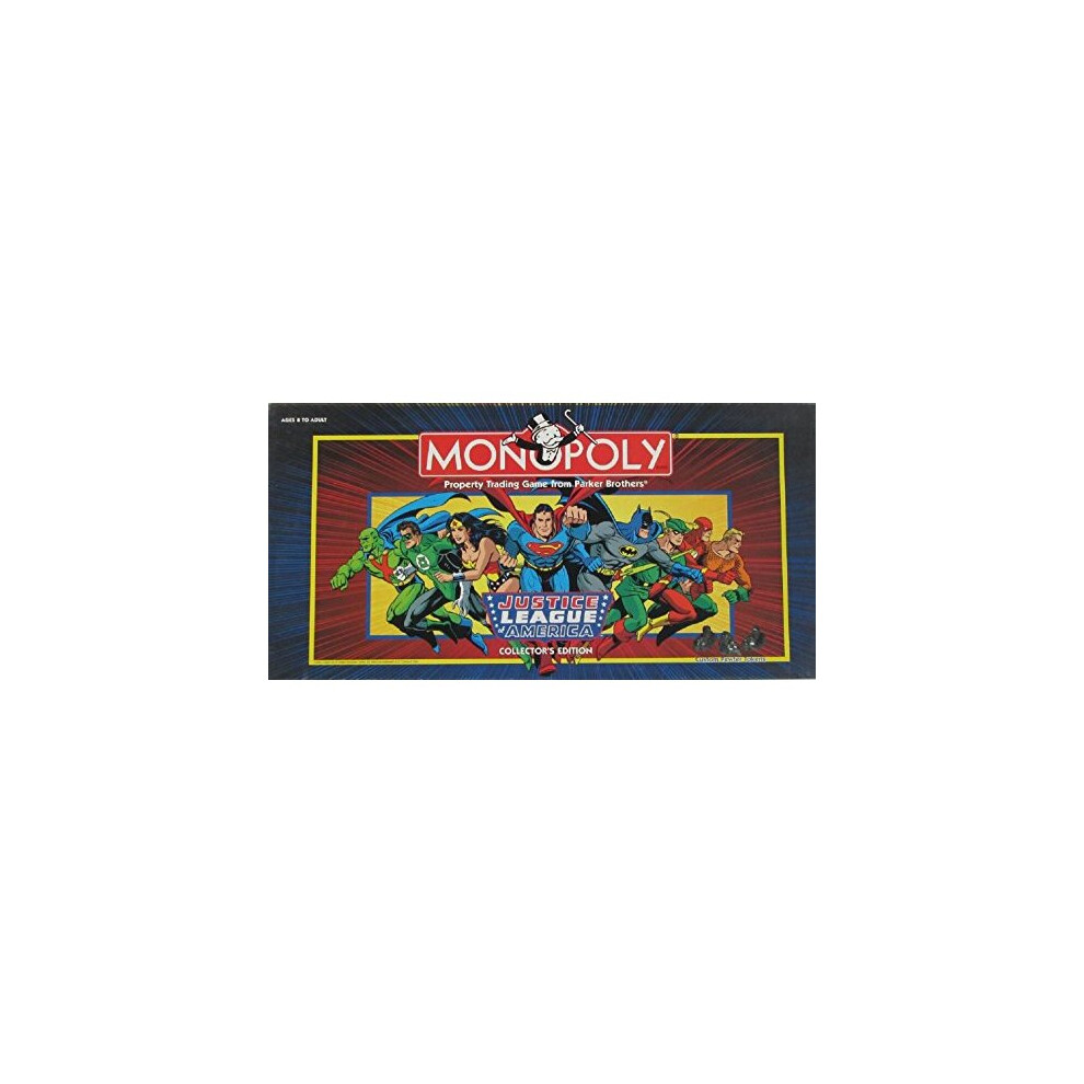 Usaopoly Monopoly Justice League Of America Collectors Edition