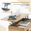 Costway Lifting Tabletop Coffee Table w/ Open Shelves & Large Compartment Home 4