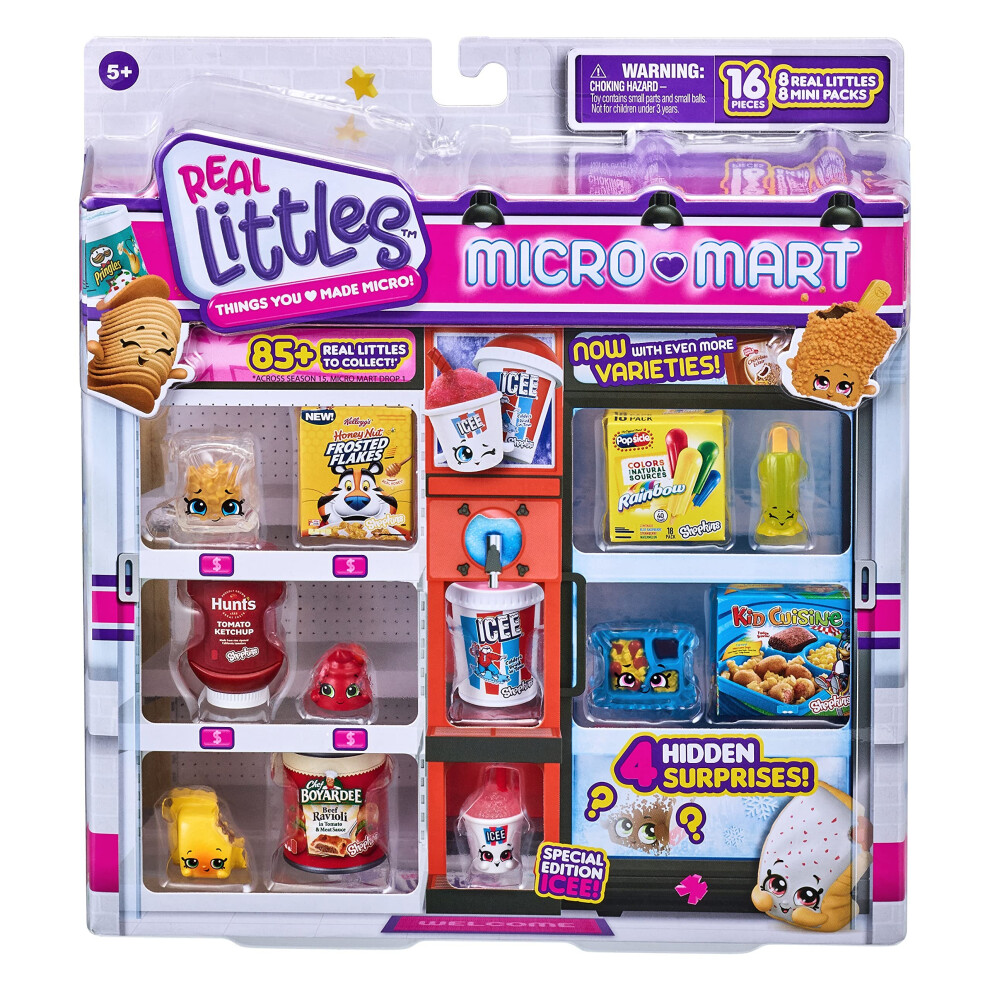 Shopkins Real Littles collectors Pack  8 Real Littles Plus 8 Real Branded Mini Packs (16 Total Pieces) Style May Vary