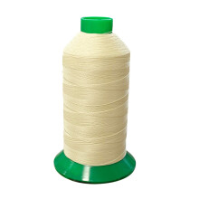 Serabond Bonded Polyester Thread 92 UV-beständiges, robustes Nähgarn, 8 oz Spule – kann auf Heimnähmaschinen verwendet werden (Creme)