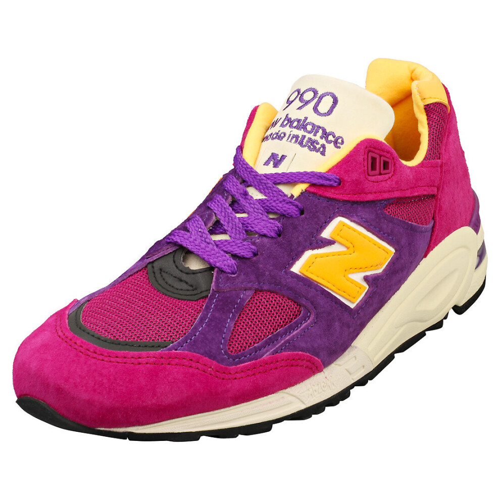 New Balance 990 Made In Usa Mens Fashion Trainers in Purple - 10 UK