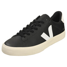 VEJA Campo Chromefree Mens Casual Trainers in Black White - 11 UK