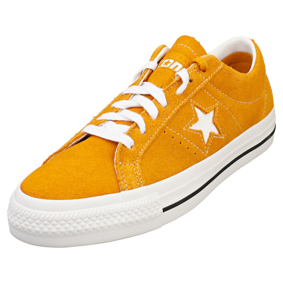 (8) Converse One Star Pro Ox Unisex Casual Trainers in Golden Sundial