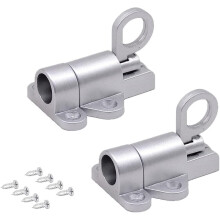 Automatic Aluminum Door Latch, 2 Pieces Spring Latch, Bounce Door Latch,Self-Locking Door Latch,for Balcony Doors,Garden Doors, Windows,Cabinet Doors
