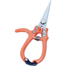 gardening hand pruner pruning shear stainless steel cutting scissors straight/curved blades for buds herbs flowers