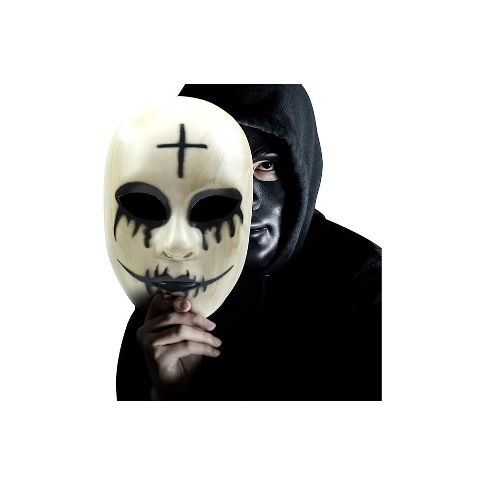 The Purge Anarchy Evil Smiley Mask Horror Killer GOD Mask Halloween Movie Costume Cosplay Mask