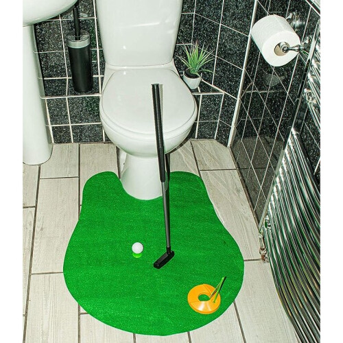 Toilet Golf Game Potty Putter Bathroom Game