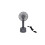Challenge Challenge Grey Hand Held Desk Fan With Dock - 4 Inch 2