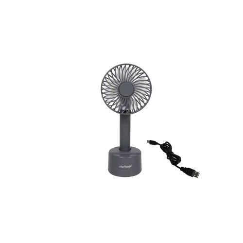 Challenge Challenge Grey Hand Held Desk Fan With Dock - 4 Inch 1