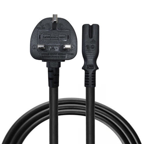 UK Power Cable cord Lead For Samsung Tv For QN82Q6DRAFXZA 4K UHD BK Sj