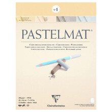 Clairefontaine PastelMat Pastel Card Pad No1, 360 g, 18 x 24 cm, 12 Sheets - Assorted Colours
