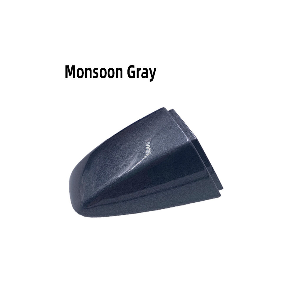 (Monsoon gray) Front Driver Door Lock Cylinder Cap Cover For VW Golf 7 T-Roc Skoda Superb