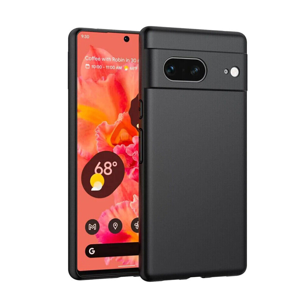 Generic Case Cover Sold By Gadget Boxx (Black) For Google Pixel 8 Plain Silicone Gel Phone Case Cover Black